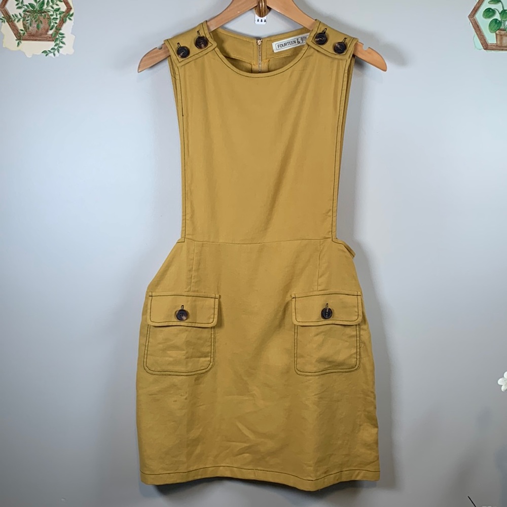 NWT! Lizard Thicket Boutique 💛 Mustard yellow dress- perfect for fall! 🍁